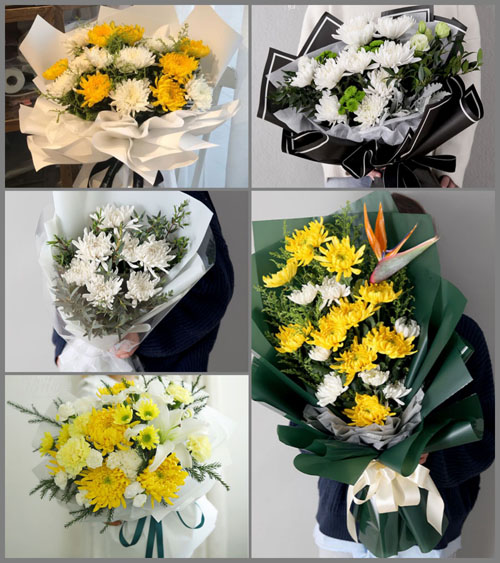 贵州六盘水六枝特区新华镇成功村白事花束代送